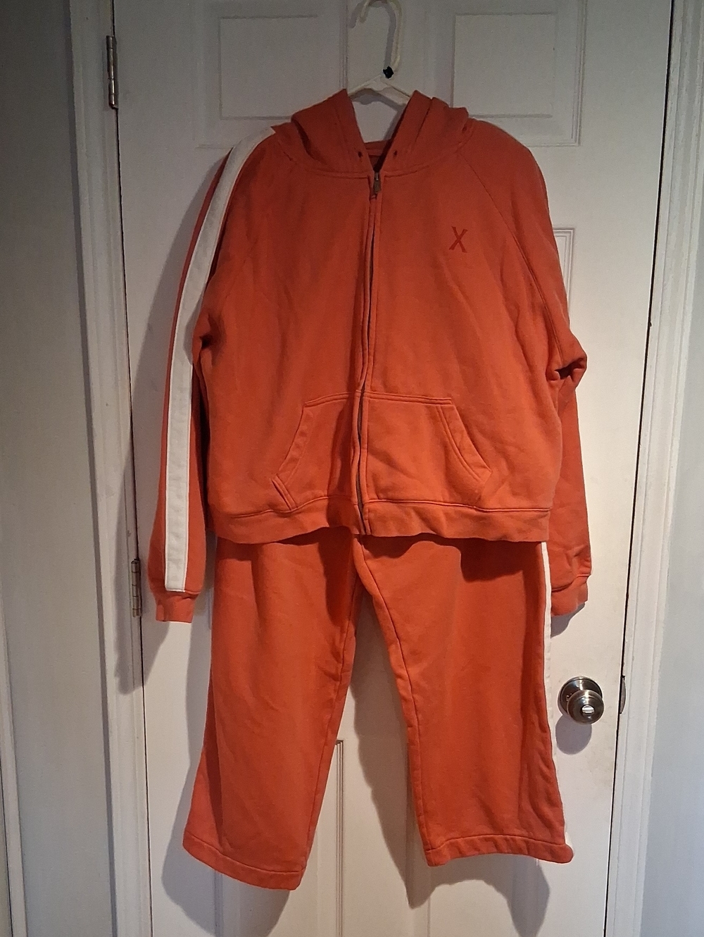 Savage X Fenty Salmon Hooded Sweatshirt & Pants Set